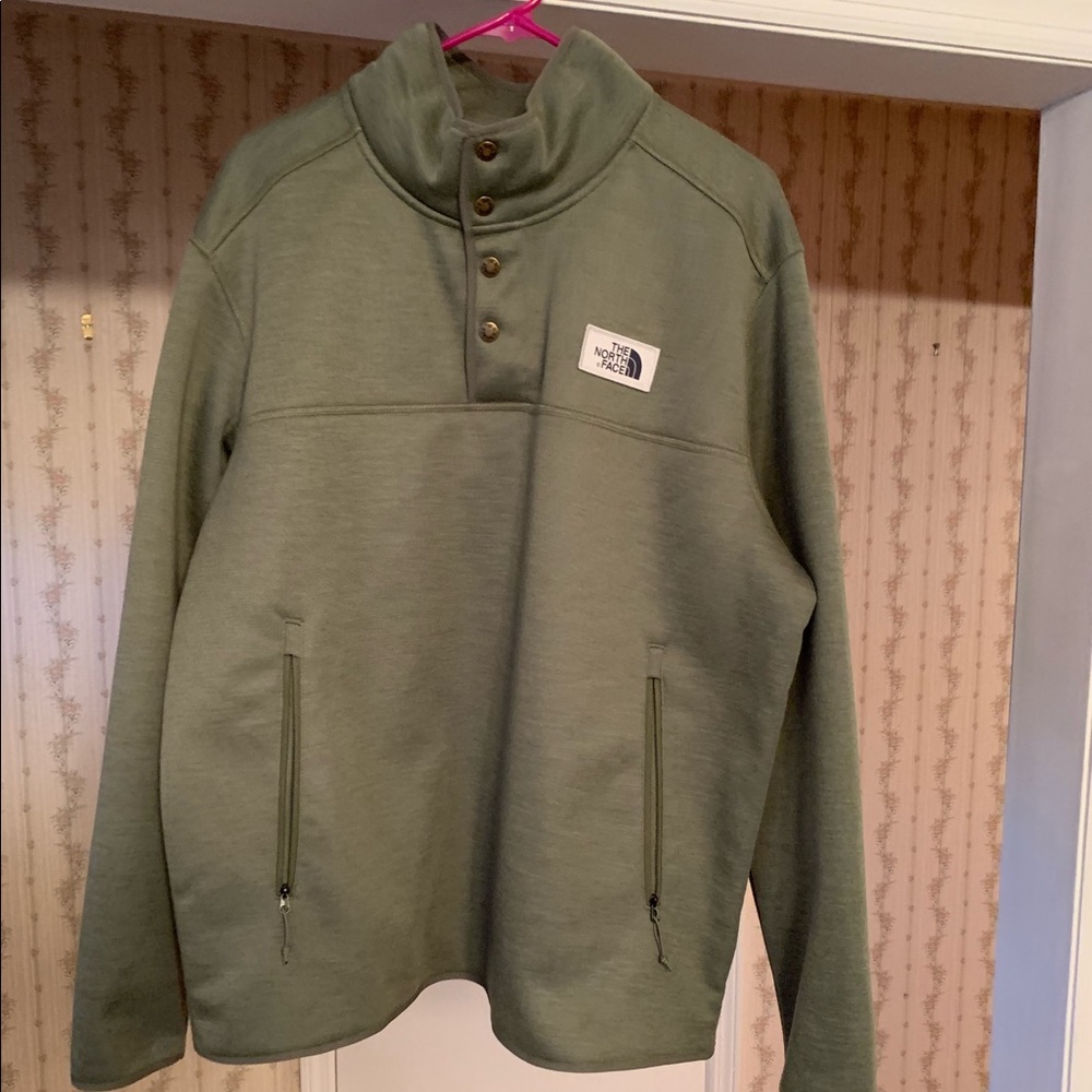 North Face Mens Sherpa Patrol 1/4 Snap Pullover